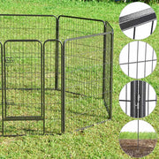 Yescom Heavy Duty Dog Playpen 40" Tall 48-Panel Puppy Pen Metal Image