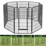 Yescom Heavy Duty Dog Playpen 48" Tall 48-Panel Puppy Pen Metal Image