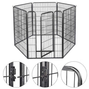 Yescom Heavy Duty Dog Playpen 48" Tall 12-Panel Puppy Pen Metal Image