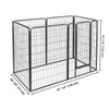 Yescom Heavy Duty Dog Playpen 48" Tall 12-Panel Puppy Pen Metal