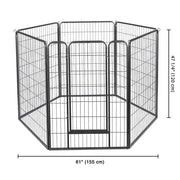 Yescom Heavy Duty Dog Playpen 48" Tall 6-Panel Puppy Pen Metal Image