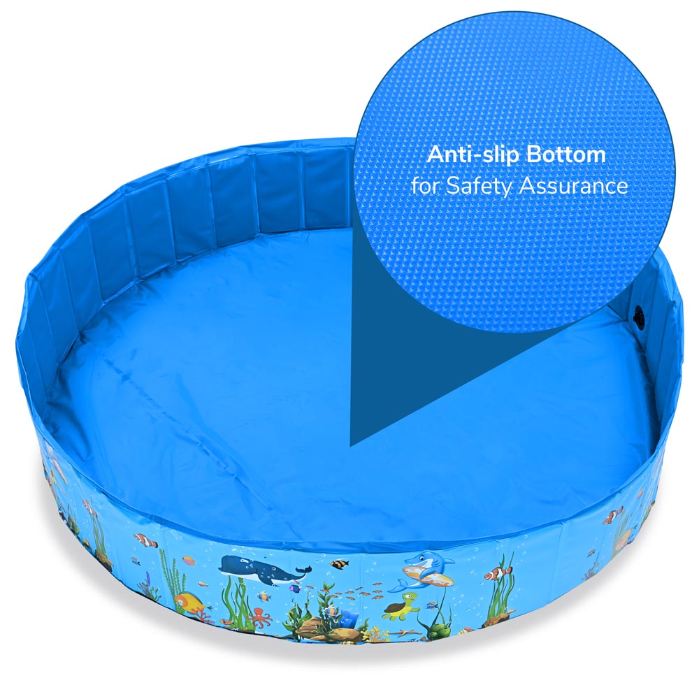 Yescom Foldable Pool for Kids Dog Pet Bath Small to Large Image