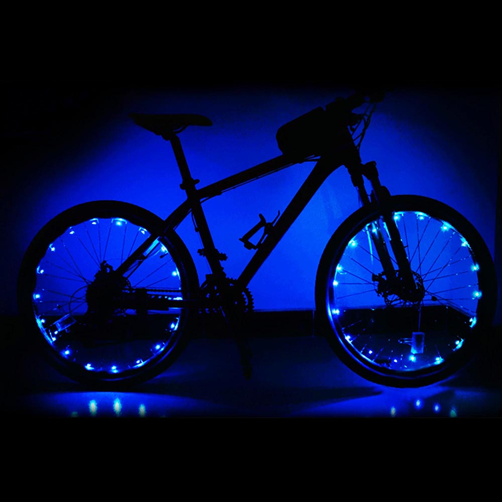 Yescom Waterproof LED Cycling Rim Lights 6.6ft, Blue Image