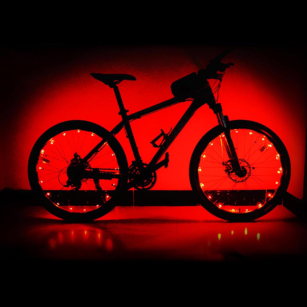 Yescom Waterproof LED Cycling Rim Lights 6.6ft, Red Image