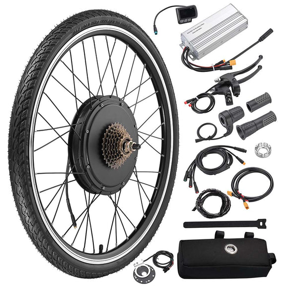Yescom 26in Rear Electric Bicycle Motor Conversion Kit 48v 1000w Image