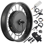 Yescom 20" Front Wheel Electric Bicycle Motor Fat Tire Kit 48v 1000w Image