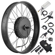 Yescom 26" Electric Bicycle Motor Front Wheel Fat Tire Kit 48v 1000w Image