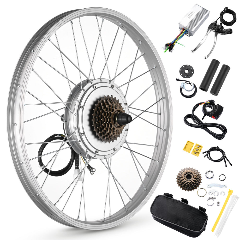 rear wheel electric bicycle motor kit Yescom 24" Rear Wheel Electric Bicycle Motor Kit 36v 750w