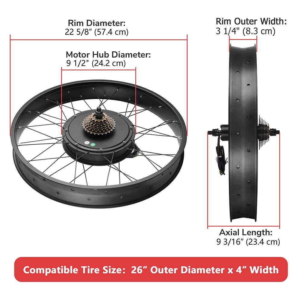 yescom 26in rear electric bicycle motor conversion kit 48v 1000w Silicon Power Store (US) Do you worry about how much a high performance moped will cost you Yescom Brushless Electric Bicycle Engine,