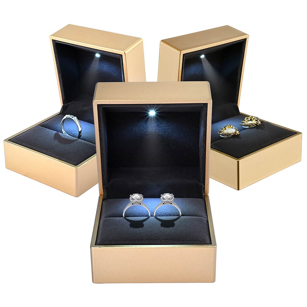 Yescom Engagement Ring Box with Light Image