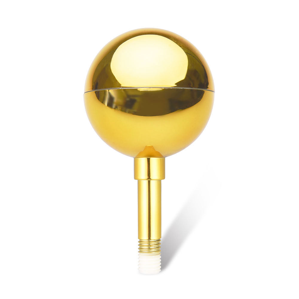 Yescom Flagpole Ball Pole Top Ornament, Gold Image