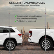 Yescom 6.5ft Foam Pole Protector Scratch Guard for Car Tire Mount Image