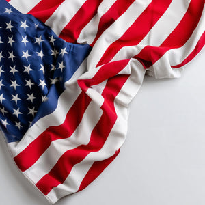 Yescom American National Flag Embroidered Star Stripe