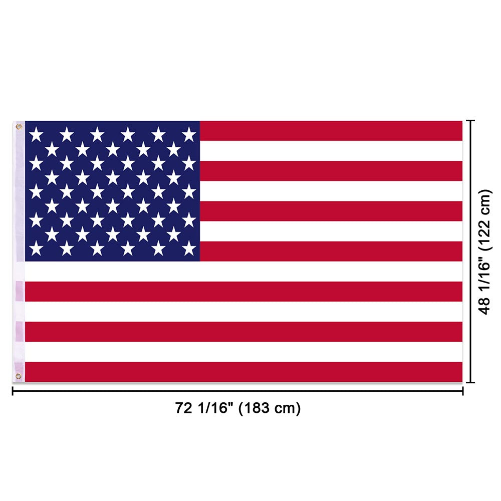 Yescom American National Flag USA Star Stripe, 4x6 Feet Image