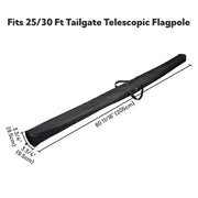 Yescom Flag Pole Bag for EZ GO Telescopic Flagpole, 80in(for 25ft 30ft) Image