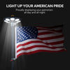 Yescom Solar Flagpole Light Topper Hole 11/16" 136LED