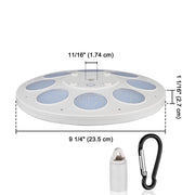 Yescom Solar Flagpole Light Topper Hole 11/16" 136LED Image