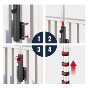 Yescom 20ft Banner Poles for Event, Grand Opening, Promo(Mount Included) Image