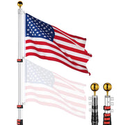 Yescom 30' American Aluminum Telescopic Flag Pole Image