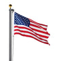 Yescom Bravery 13Gauge Aluminum Flagpole (20', 25', 30' Options), 30ft Black Image