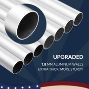 Yescom Bravery Flag Pole with Light & Regal Eagle 13Gauge(20ft,25ft,30ft Options) Image