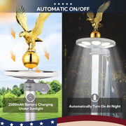 Yescom Bravery MEGA Flagpole with Dock Mount, Light & Regal Eagle Topper Image