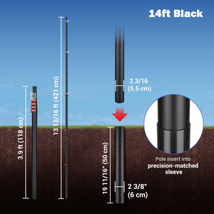 14ft / Black