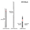 Yescom Telescoping Antenna Mast for Starlink Gen3 to V5, RV