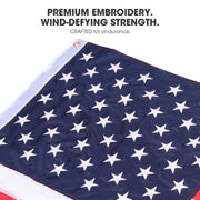Yescom Bravery Plus 10Gauge All-Aluminum Flagpole Kit 30ft Image