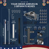 Yescom Telescopic Antenna Mast & Ladder Mount for Starlink Mini