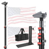 Yescom Starlink Mini Pole Mount D2.75" with Tire Mount(14'-30' Options)