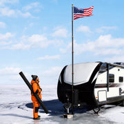 Yescom EZ GO Aluminum Telescopic Flagpole (20', 25', 30' Options) Image