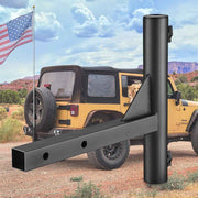 Yescom Hitch Mount Flag Pole Holder for 2" Receiver(1"-2" Poles) Image