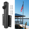 Yescom Vertical Flagpole Dock Mount Holder D1" to 2 3/8"
