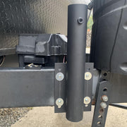 Yescom Vertical Flagpole Dock Mount Holder D1" to 2 3/8" Image