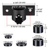 Yescom Vertical Flagpole Dock Mount Holder D1" to 2 3/8"
