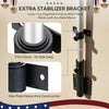 Yescom Vertical Flagpole Dock Mount Holder D1" to 2 3/8"