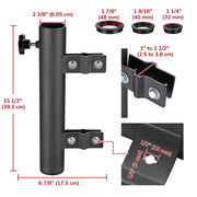 Yescom RV Ladder Mounted Flagpole Holder for 1" to 2 3/8" Pole Image