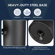 Yescom RV Ladder Mounted Flagpole Holder for 1" to 2 3/8" Pole Image
