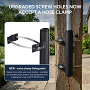 Yescom RV Ladder Mounted Flagpole Holder for 1" to 2 3/8" Pole Image