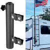Yescom RV Ladder Mounted Flagpole Holder for 1" to 2 3/8" Pole
