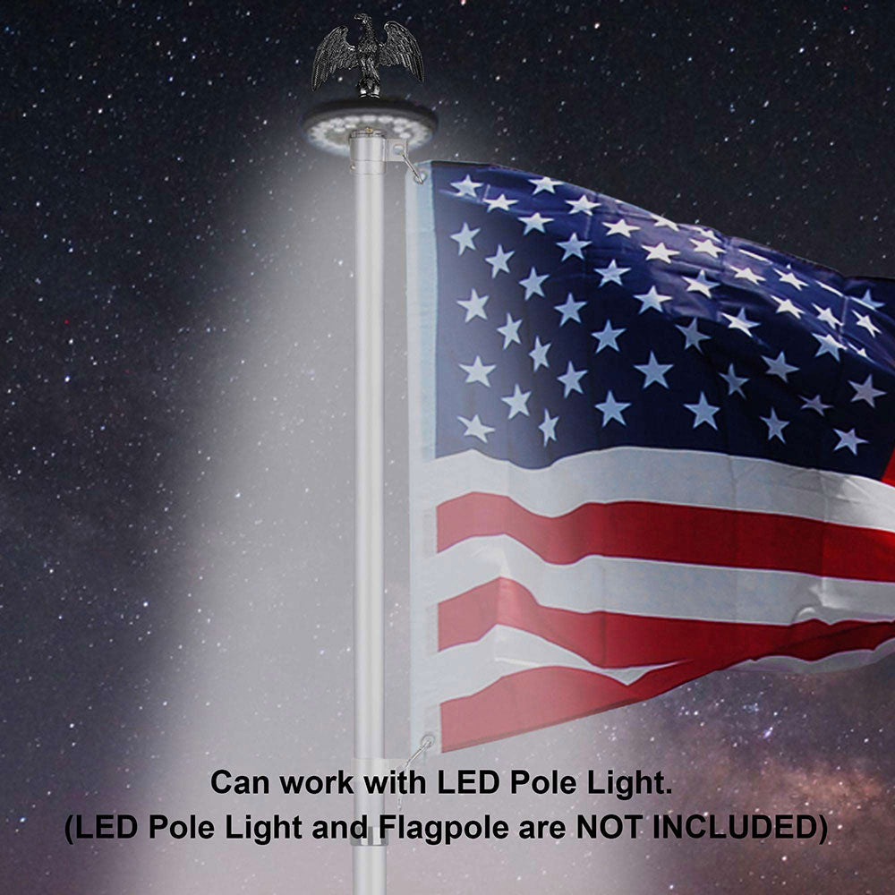 Yescom Plastic Eagle Telescopic Flag Pole Top Ornament Image