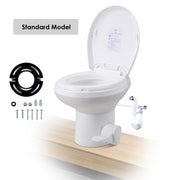 Yescom 15" Seat Height RV Toilet with Handheld Bidet Sprayer, Standard Model Image