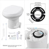 Yescom 15" Seat Height RV Toilet with Handheld Bidet Sprayer