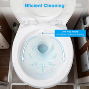 Yescom 15" Seat Height RV Toilet with Handheld Bidet Sprayer Image