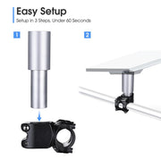 Yescom Starlink Mini Mount Clamp on Rail, RV Ladder, Roof Rack Image