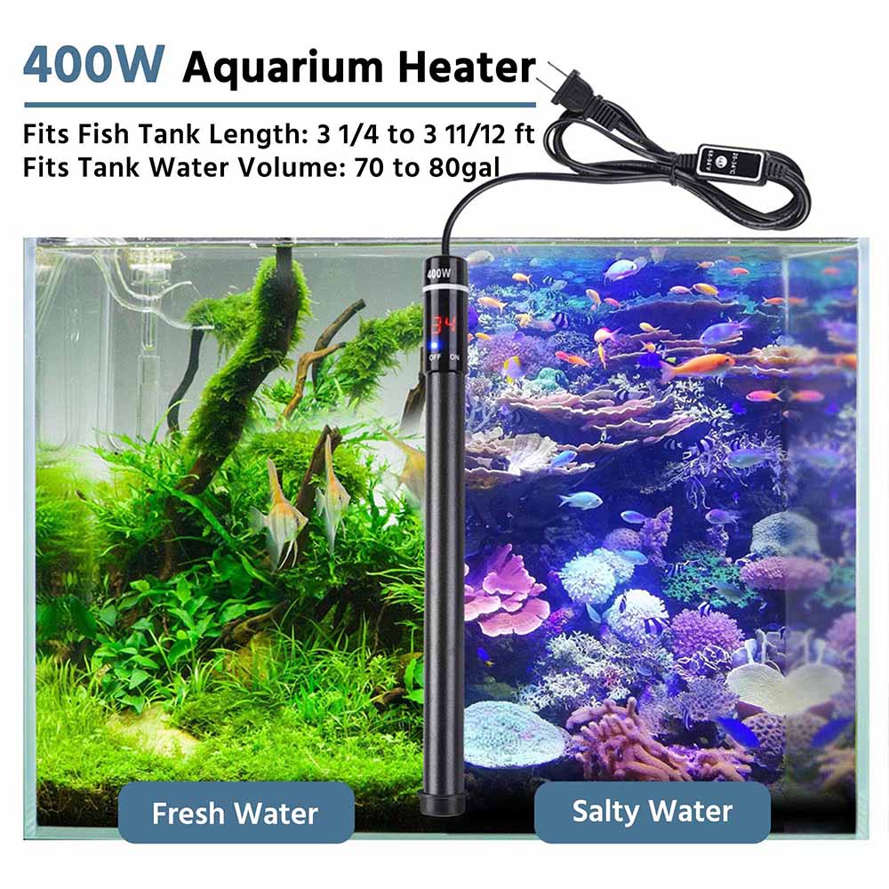 Yescom 400W Aquarium Heater for 75 Gallon Tank Image