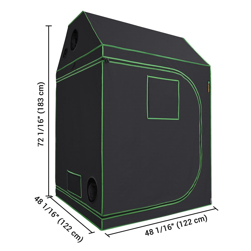 Yescom 4x4 Grow Tent Roof Cube Hydro Grow Room 48x48x72" Image