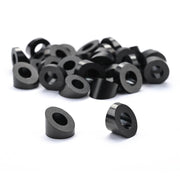 Yescom 30x 1/4" Angled Beveled Washers 30 Degree 316 Stainless Steel, Black Image