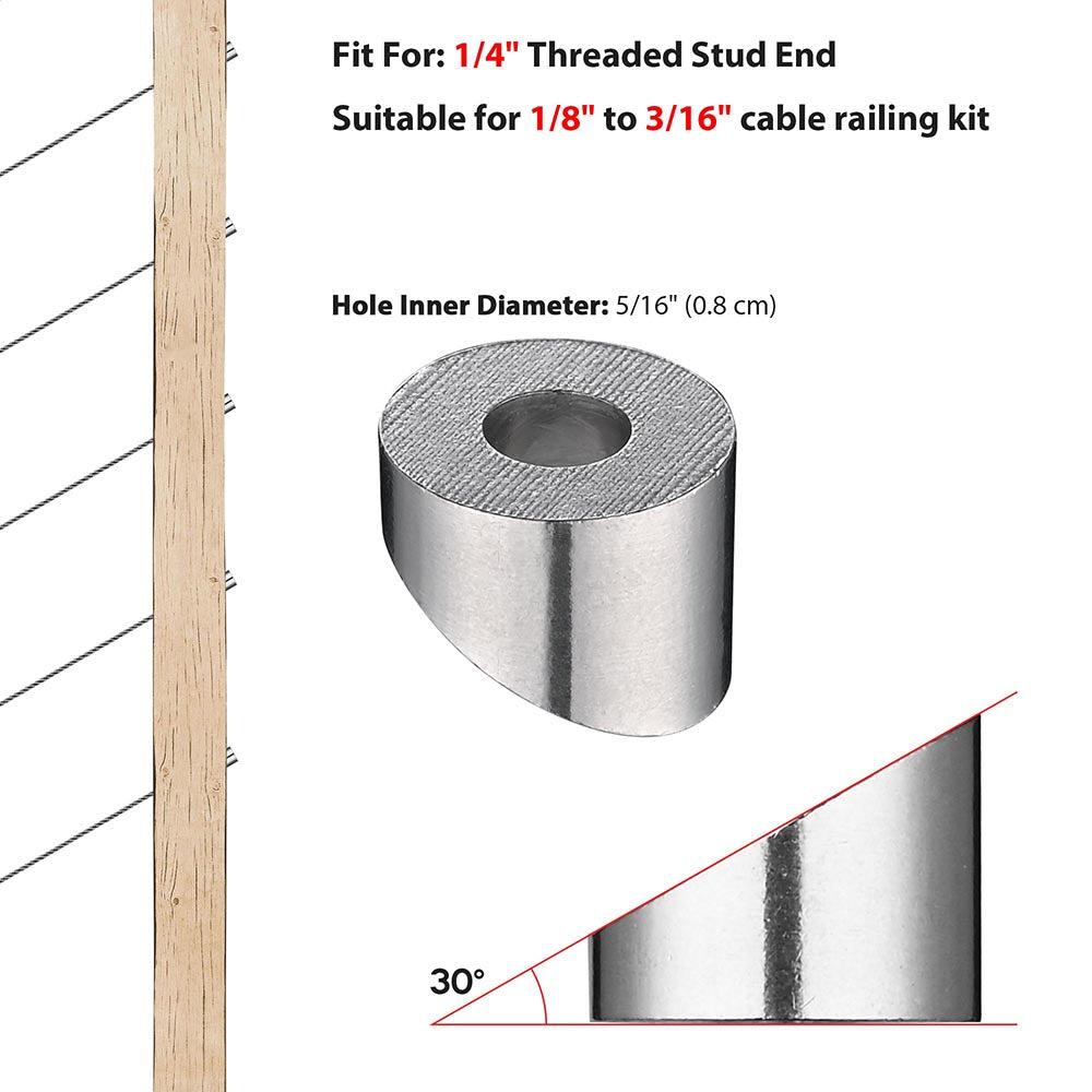 Yescom 30x 1/4" Angled Beveled Washers 30 Degree 316 Stainless Steel Image